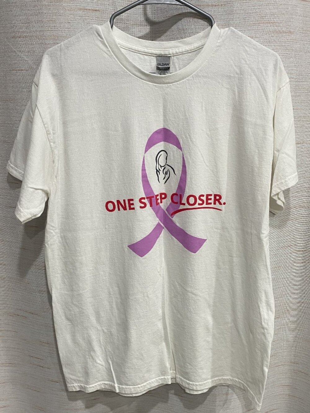 Gildan Heavy Cotton One Step Closer Tshirt White Large Womens (290)
